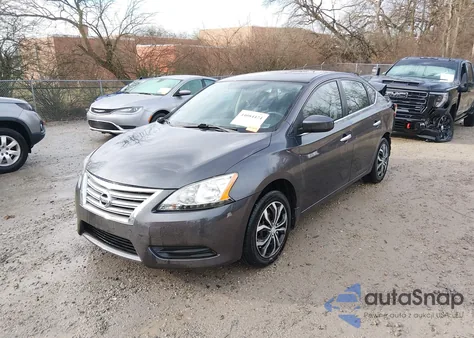 2014 Nissan Sentra S z USA, uszkodzony, nr VIN 3N1AB7AP8EL694212